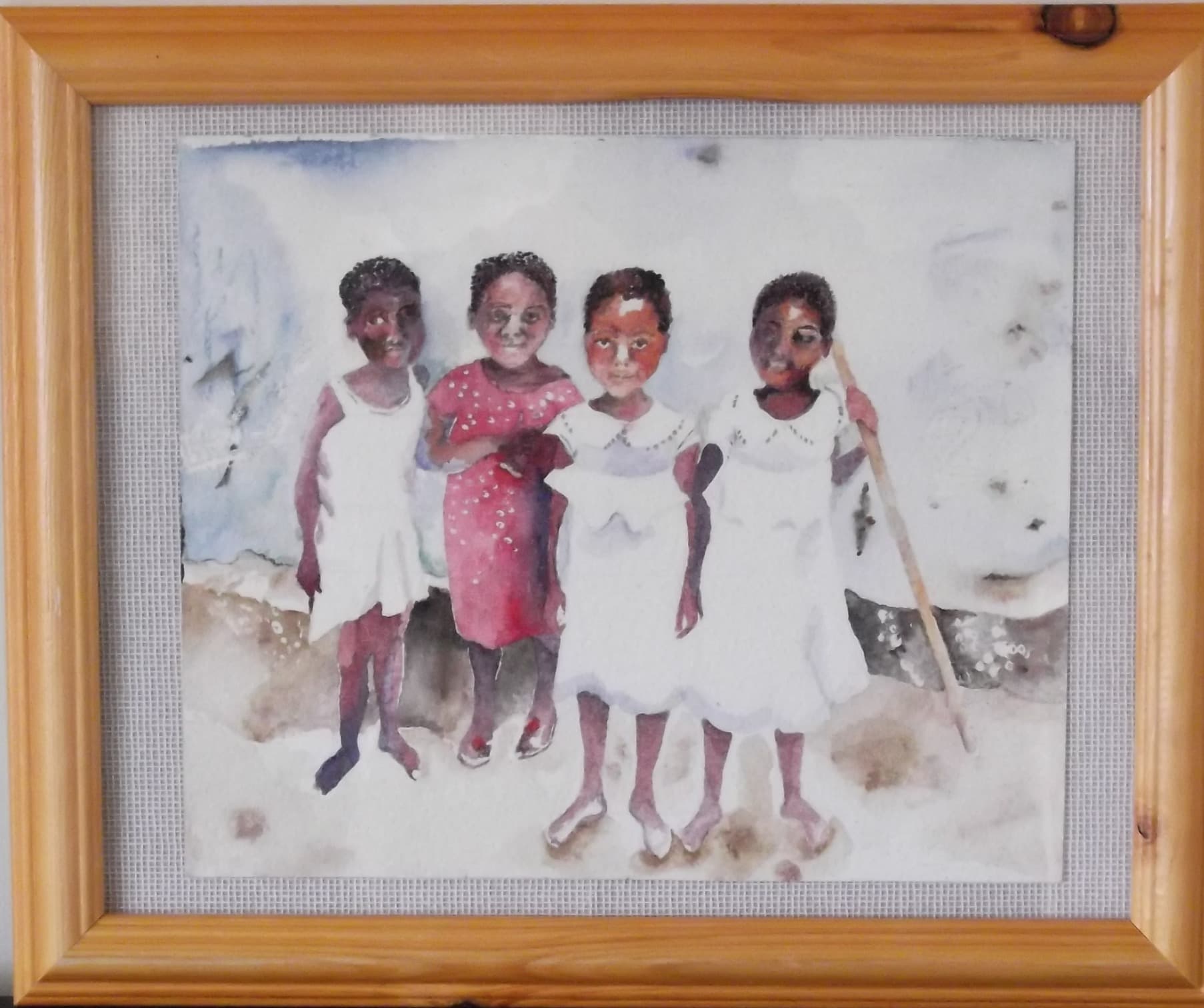 Ghana, watercolour, Watercolour