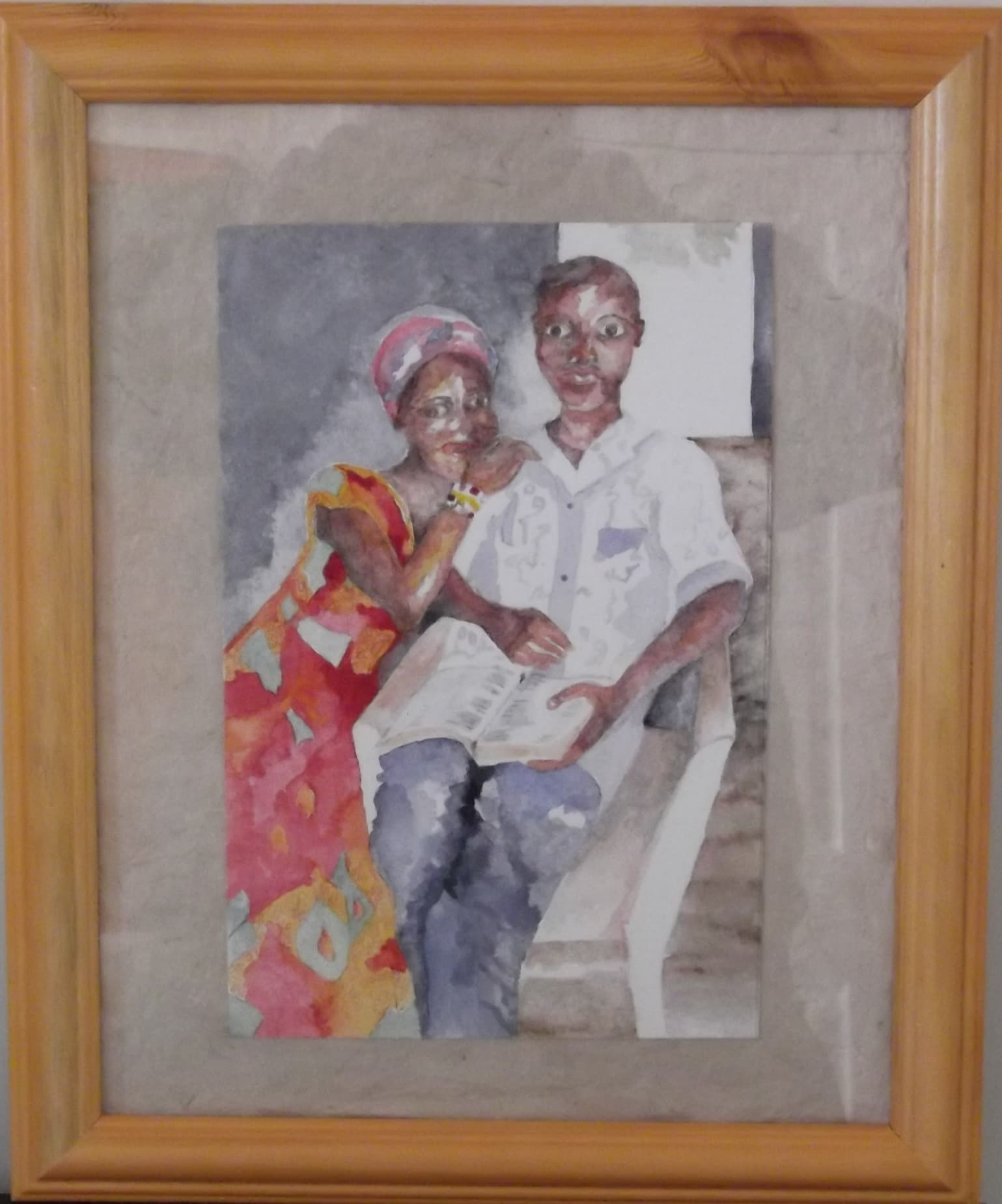 Ghana, watercolour, Watercolour