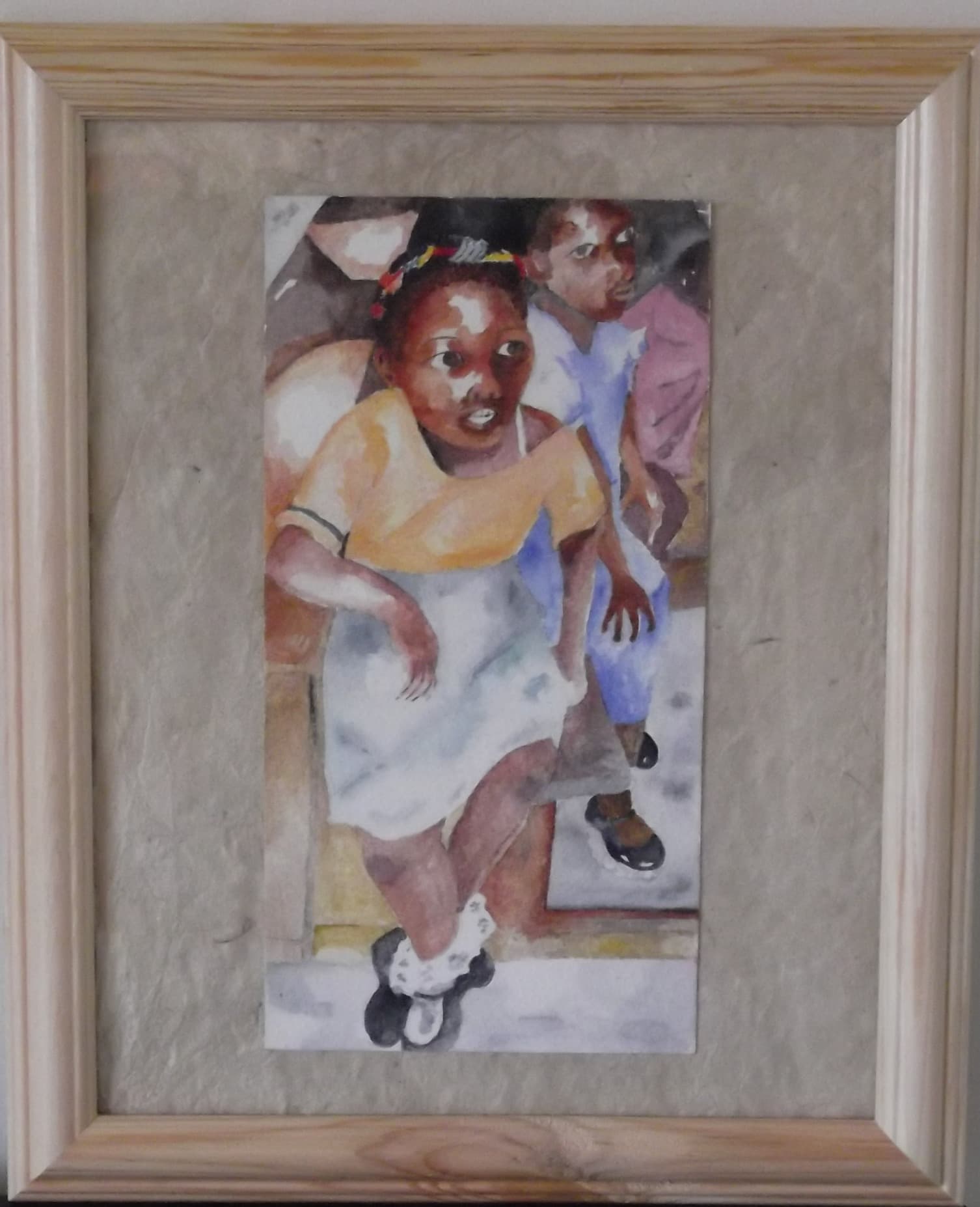 Ghana, watercolour, Watercolour