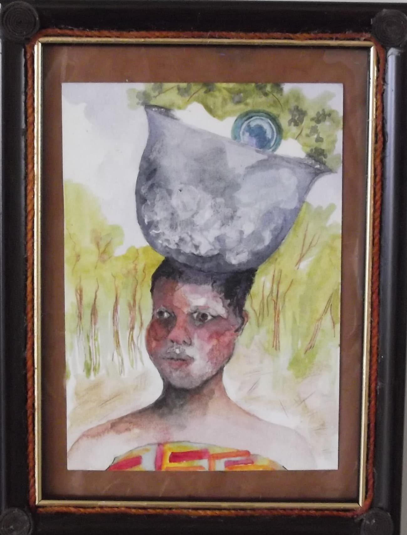 Ghana, watercolour, Watercolour