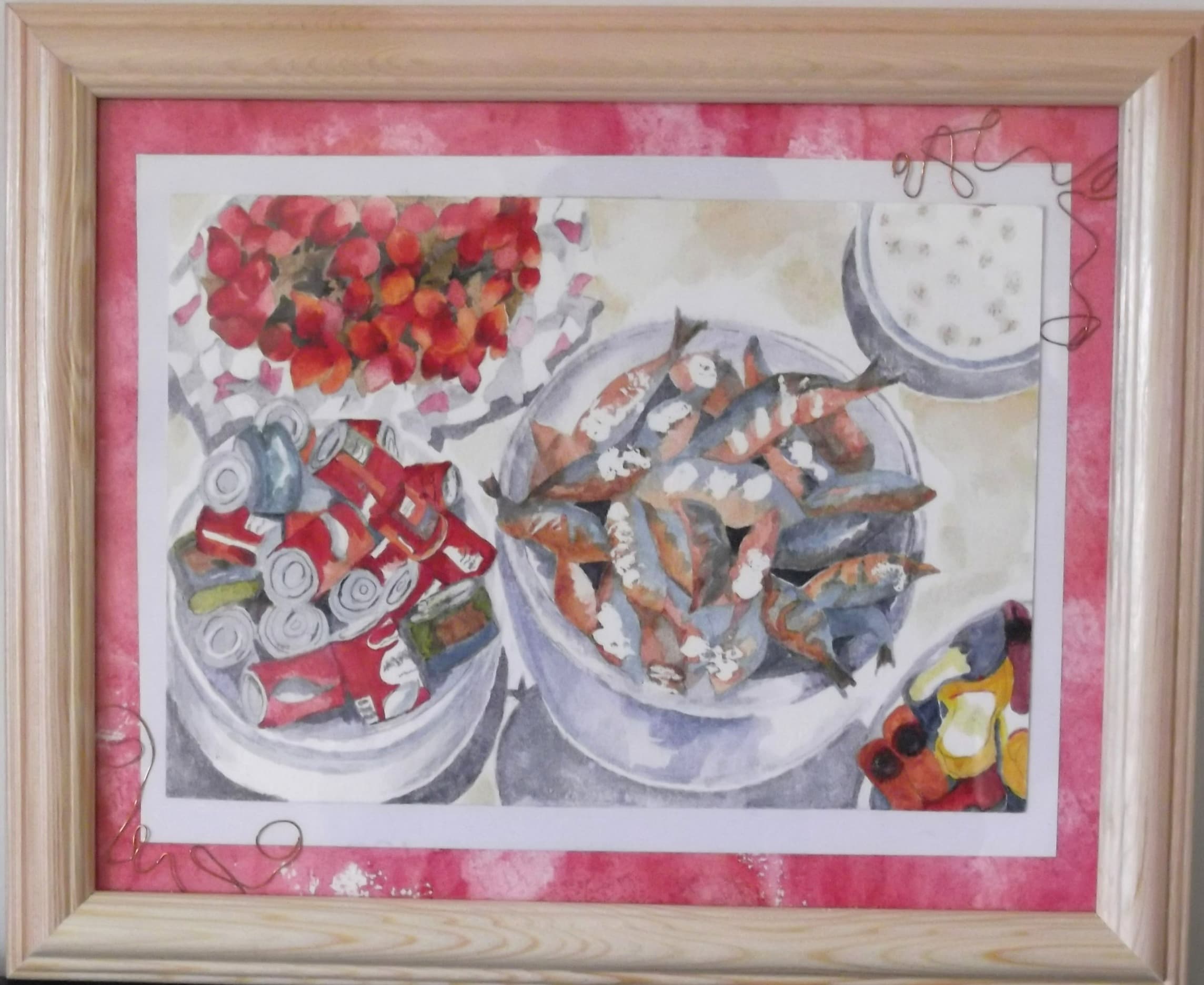Ghana, watercolour, Watercolour