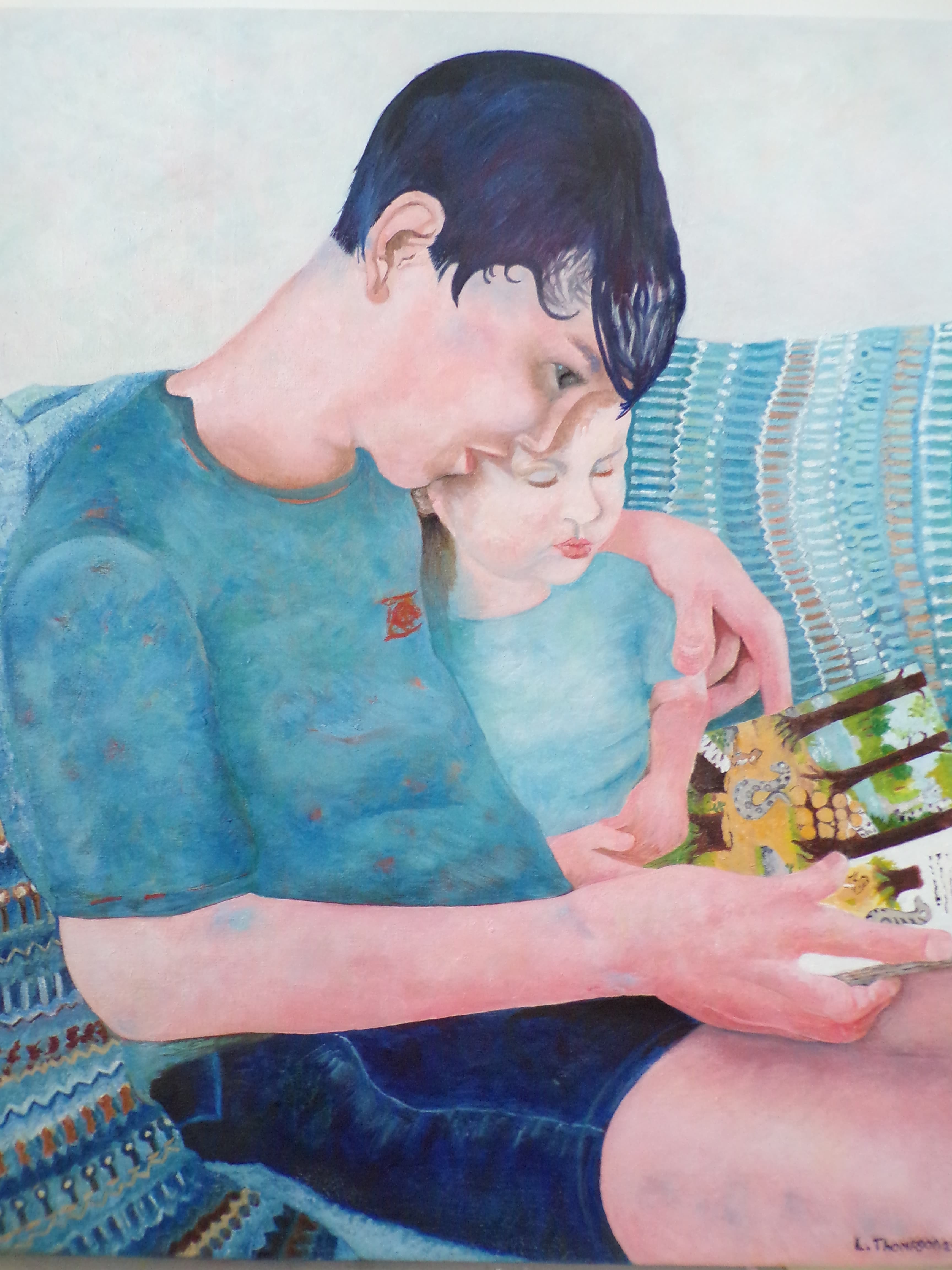 Innocence, oil, Oil on canvas